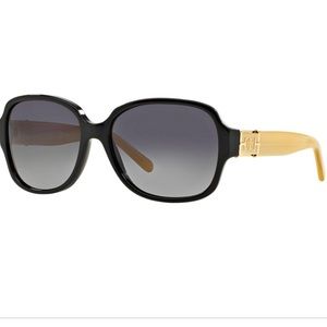 Tory Burch black square glasses with case
